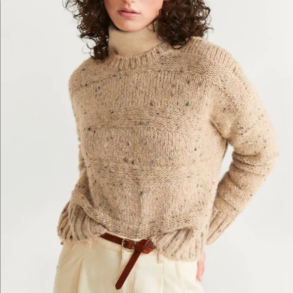 Mango Sweaters - Mango Fleck Knit Sweater
